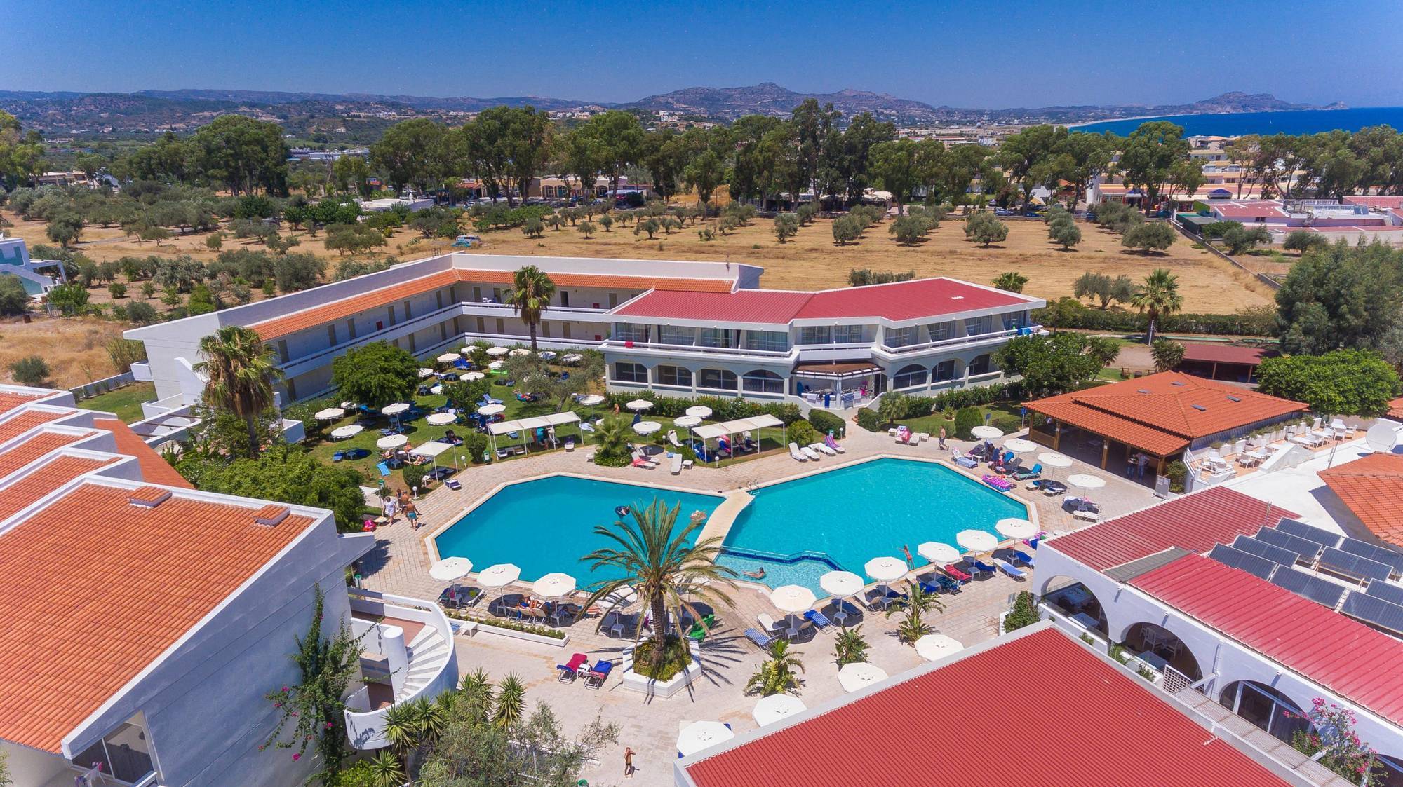 Hotel Niriides Beach Kolymbia Exterior foto